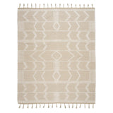 Schumacher Sand 7' x 5' Malta French Knot Rug