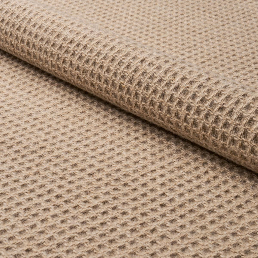 Schumacher Walden Wool Texture Wheat Fabric