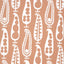 Schumacher Paisley Peas Terracotta Wallpaper