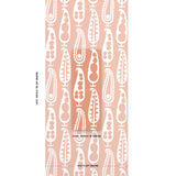 Schumacher Paisley Peas Terracotta Wallpaper