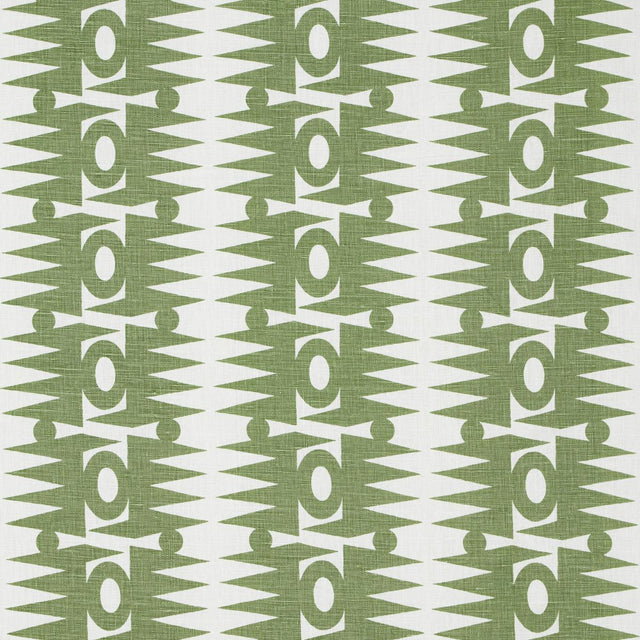 Schumacher Ra Green Fabric