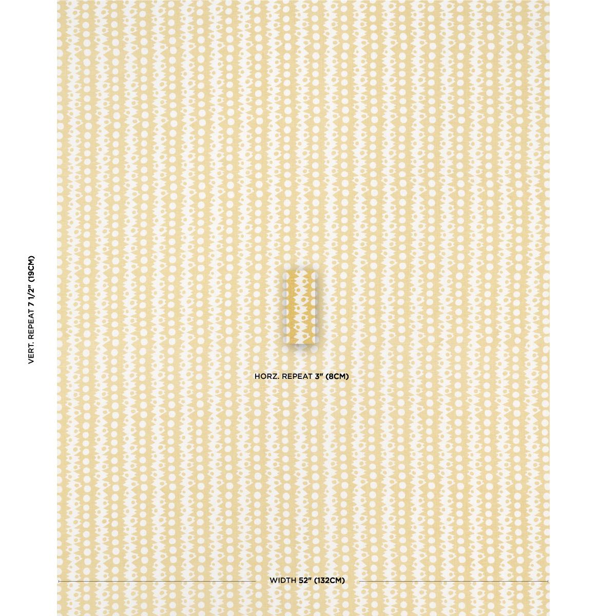 Schumacher Trickledown Citron Fabric