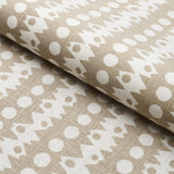 Schumacher Trickledown Natural Fabric