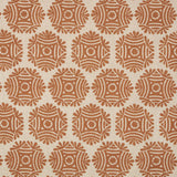 Schumacher Gilded Star Block Print Cinnamon Fabric