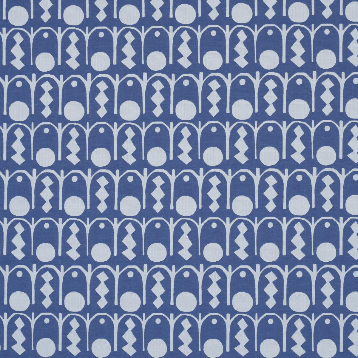 Schumacher Downtown Blues Fabric