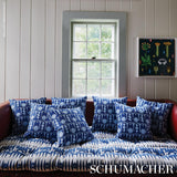 Schumacher Downtown Blues Fabric