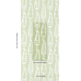 Schumacher Paisley Peas Green Wallpaper