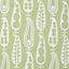 Schumacher Paisley Peas Green Wallpaper