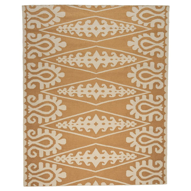 Schumacher Ochre 8' x 10' Seema Indoor/Outdoor Rug