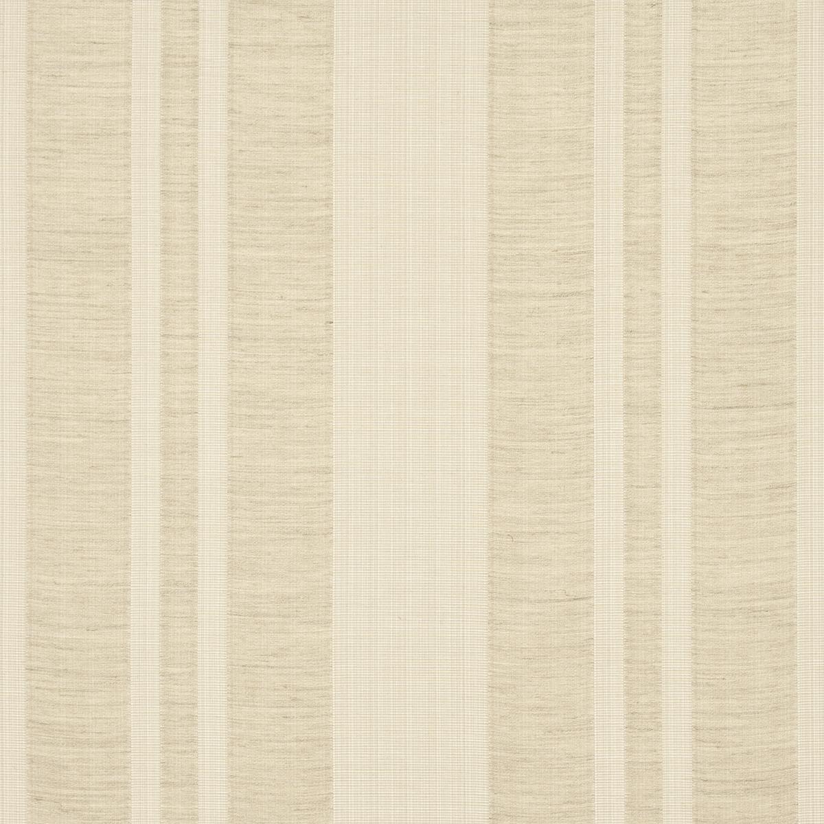 Schumacher Simon Wool Linen Stripe Natural Fabric