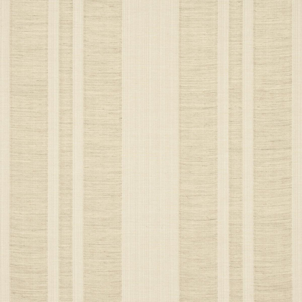 Schumacher Simon Wool Linen Stripe Natural Fabric
