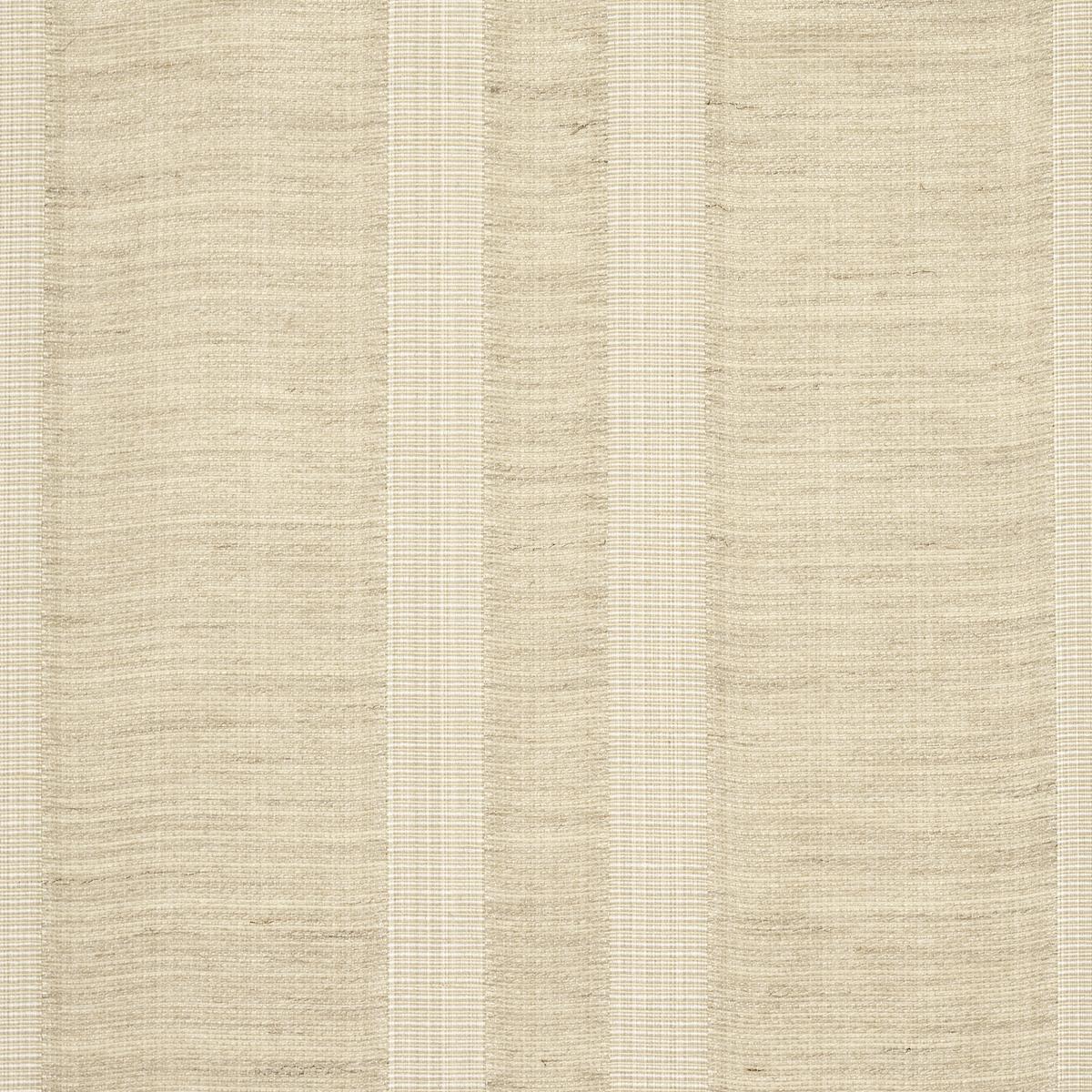 Schumacher Simon Wool Linen Stripe Natural Fabric