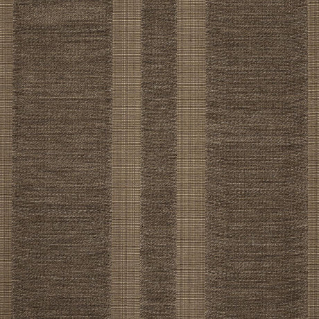 Schumacher Simon Wool Linen Stripe Brown Fabric