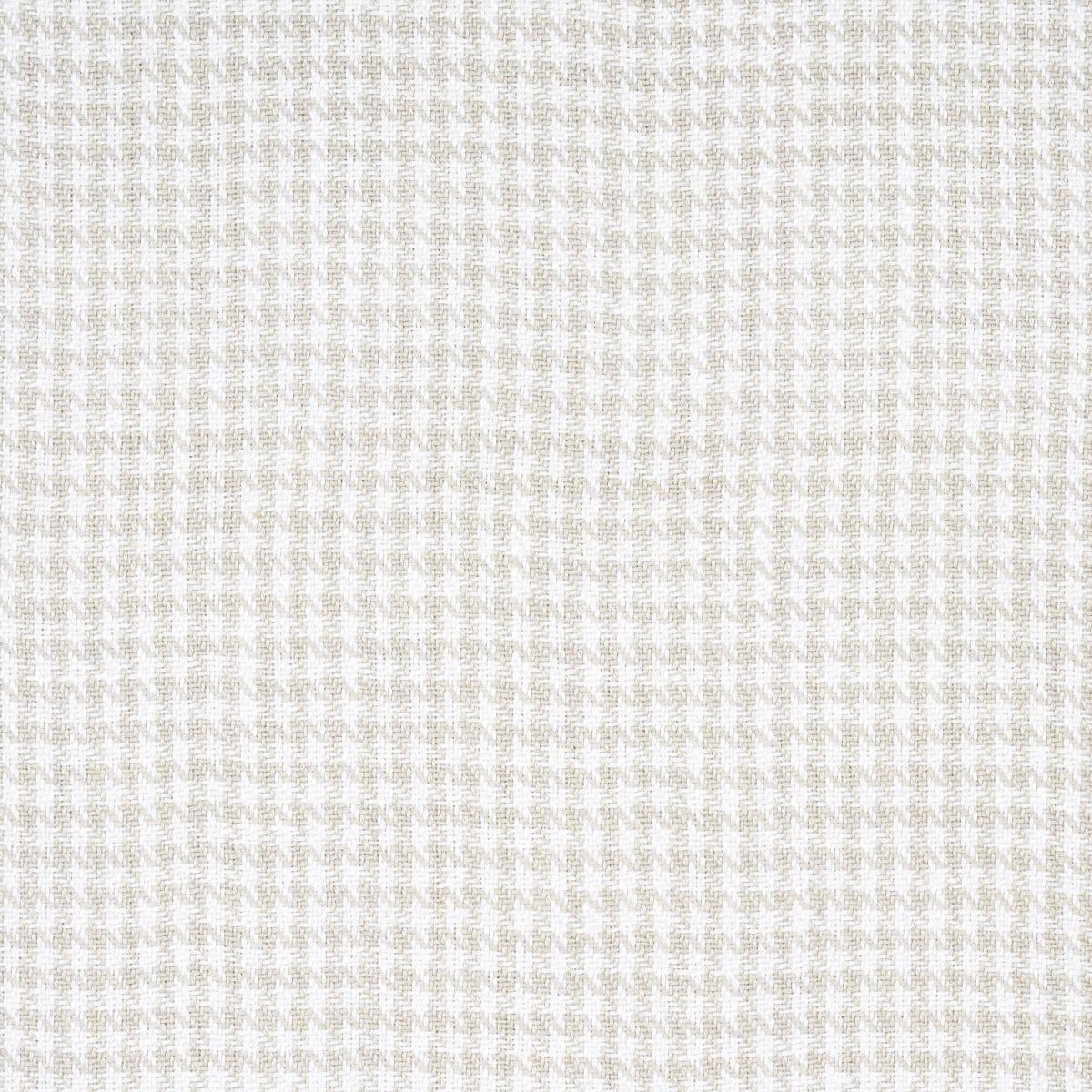 Schumacher Lotti Linen Houndstooth Grey Fabric