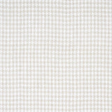Schumacher Lotti Linen Houndstooth Grey Fabric