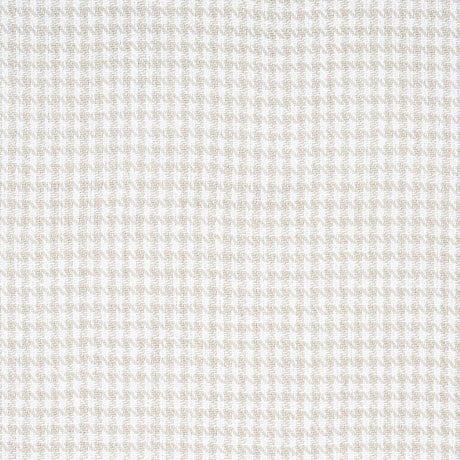 Schumacher Lotti Linen Houndstooth Grey Fabric