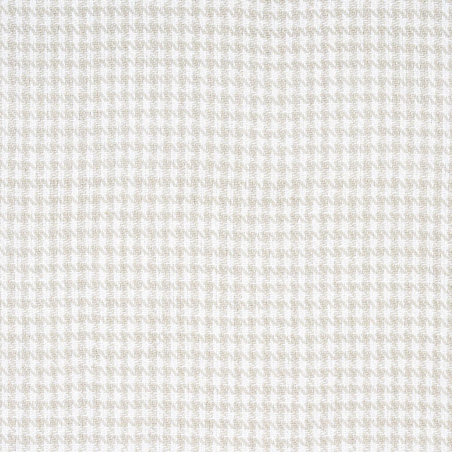Schumacher Lotti Linen Houndstooth Grey Fabric