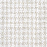 Schumacher Lotti Linen Houndstooth Grey Fabric