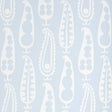 Schumacher Paisley Peas Sky Wallpaper