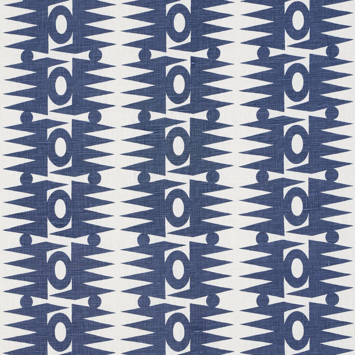 Schumacher Ra Navy Fabric