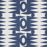 Schumacher Ra Navy Fabric