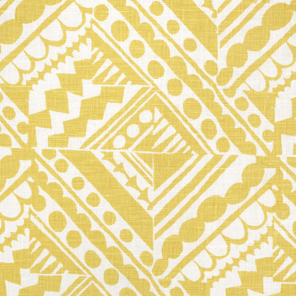 Schumacher Topsy Turvy Citron Fabric