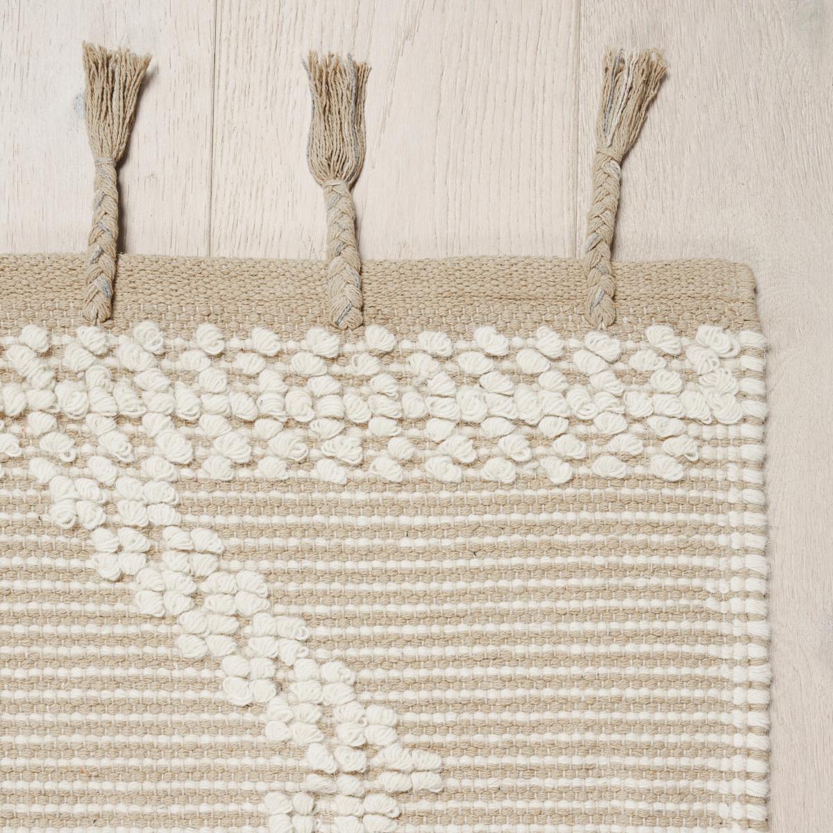 Schumacher Sand 10' x 8' Malta French Knot Rug
