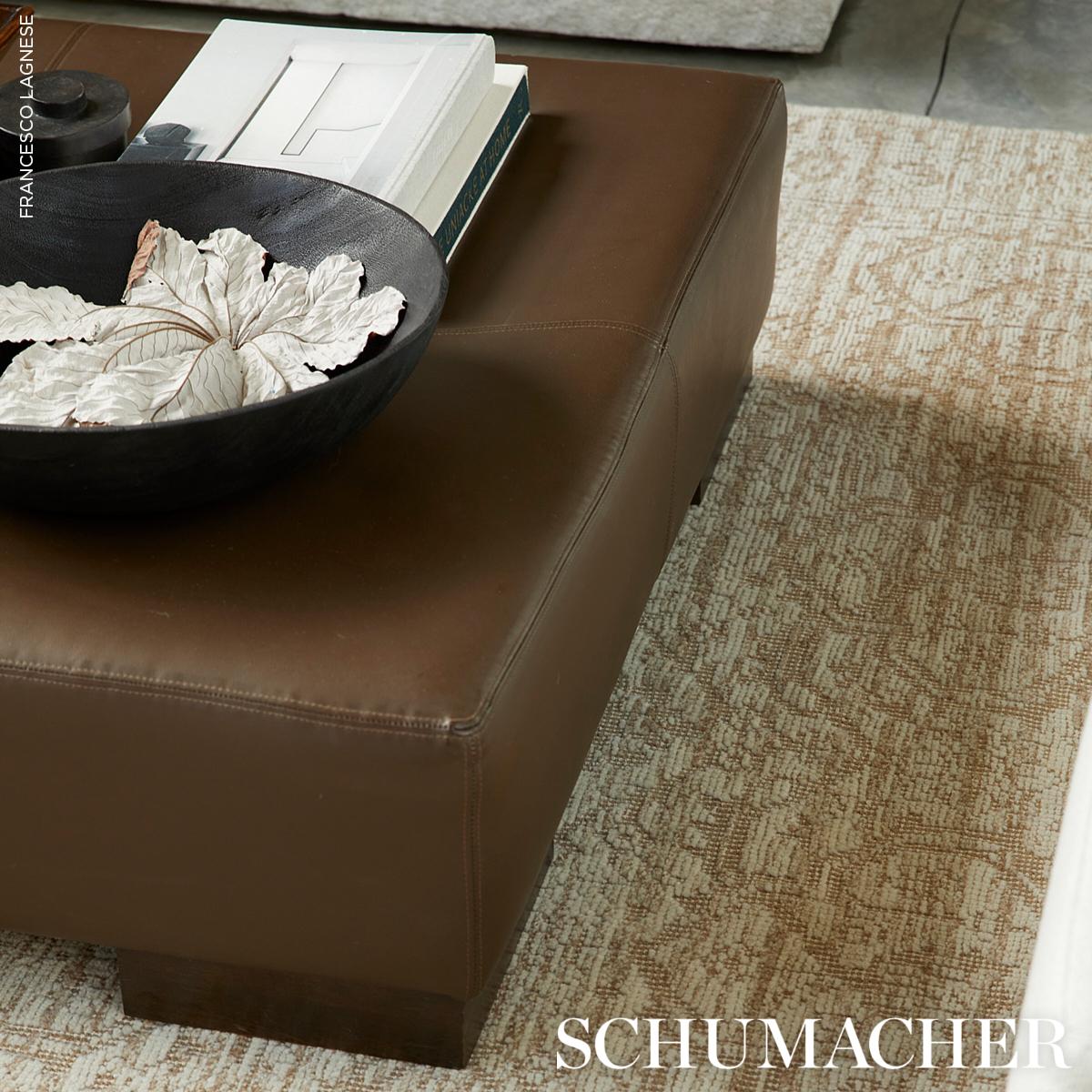 Schumacher Sand 10' x 8' Ankara Hand-Knotted Wool Rug