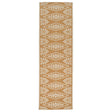 Schumacher Ochre 10' x 3' Seema Indoor/Outdoor Rug