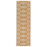 Schumacher Seema Indoor/Outdoor Ochre 10' x 3' Rug
