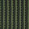Schumacher Dagger Stripe Black On Green Fabric