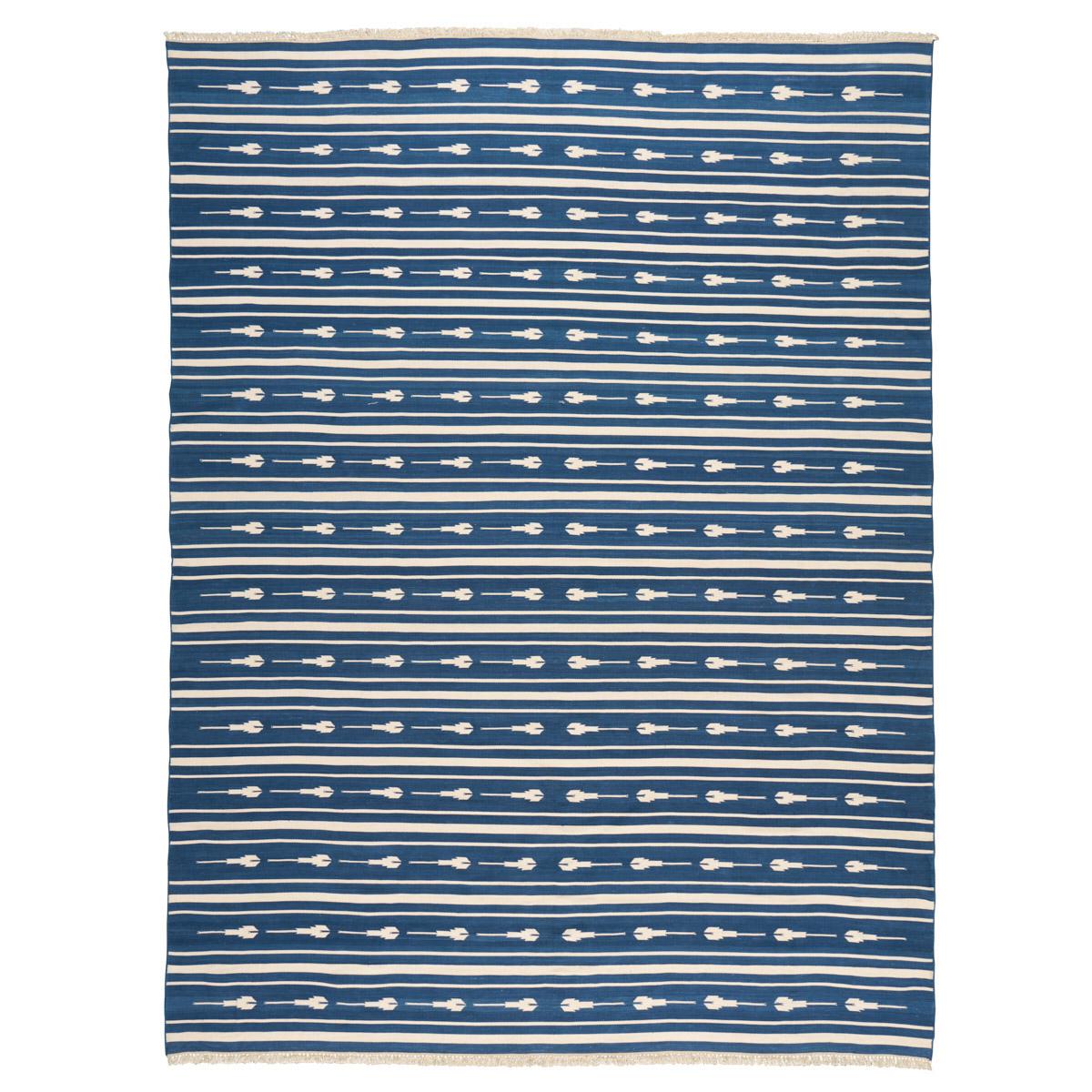 Schumacher Indigo 14' x 10' Narragansett Rug