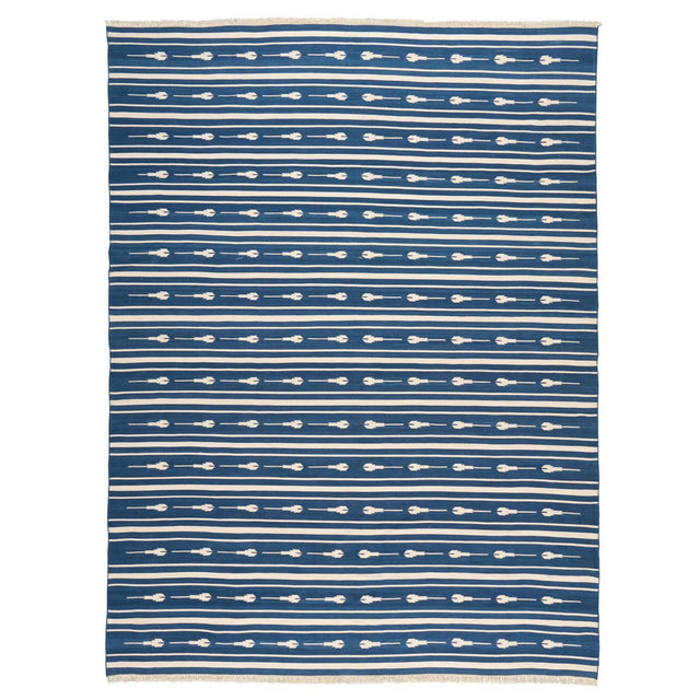 Schumacher Indigo 14' x 10' Narragansett Rug