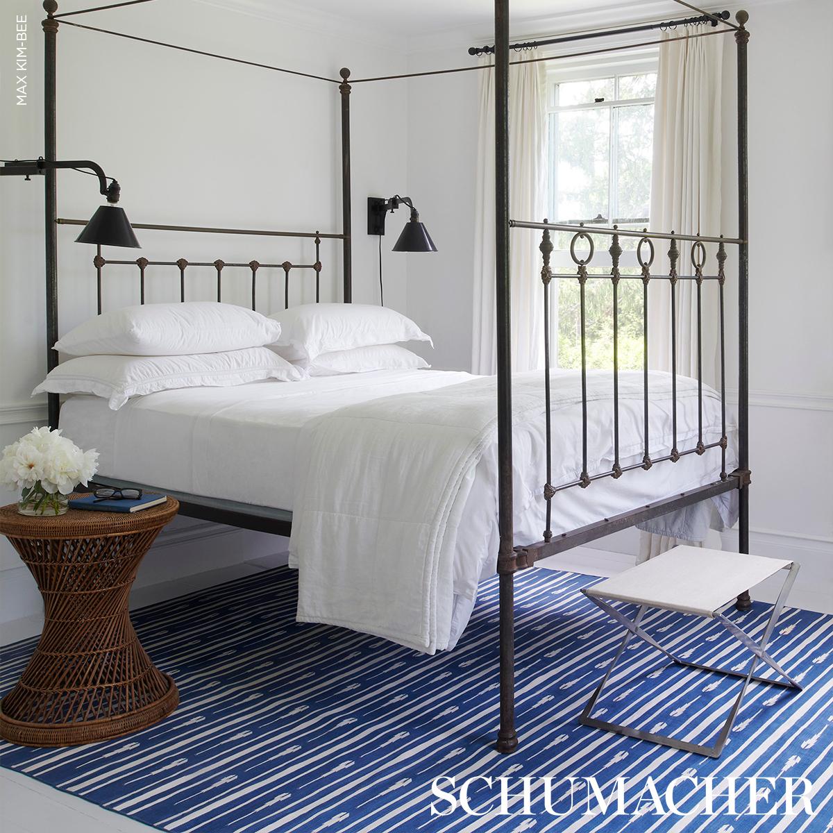 Schumacher Indigo 14' x 10' Narragansett Rug