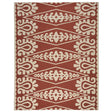 Schumacher Rust 8' x 10' Seema Indoor/Outdoor Rug