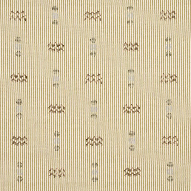 Schumacher Ribbon Wheat Fabric