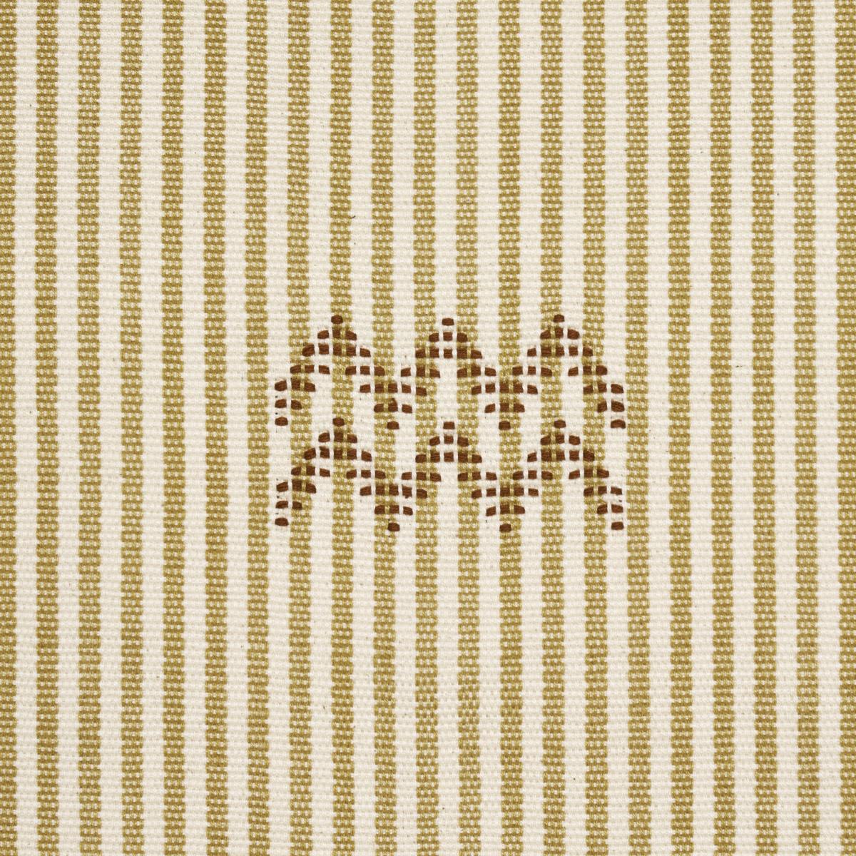 Schumacher Ribbon Wheat Fabric