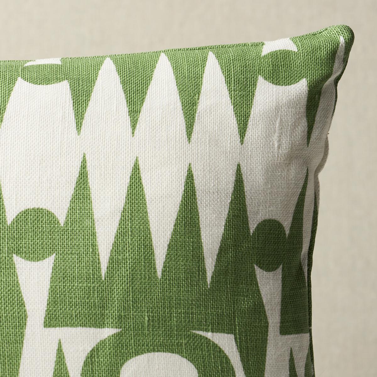 Schumacher Ra Green 24" x 12" Pillow