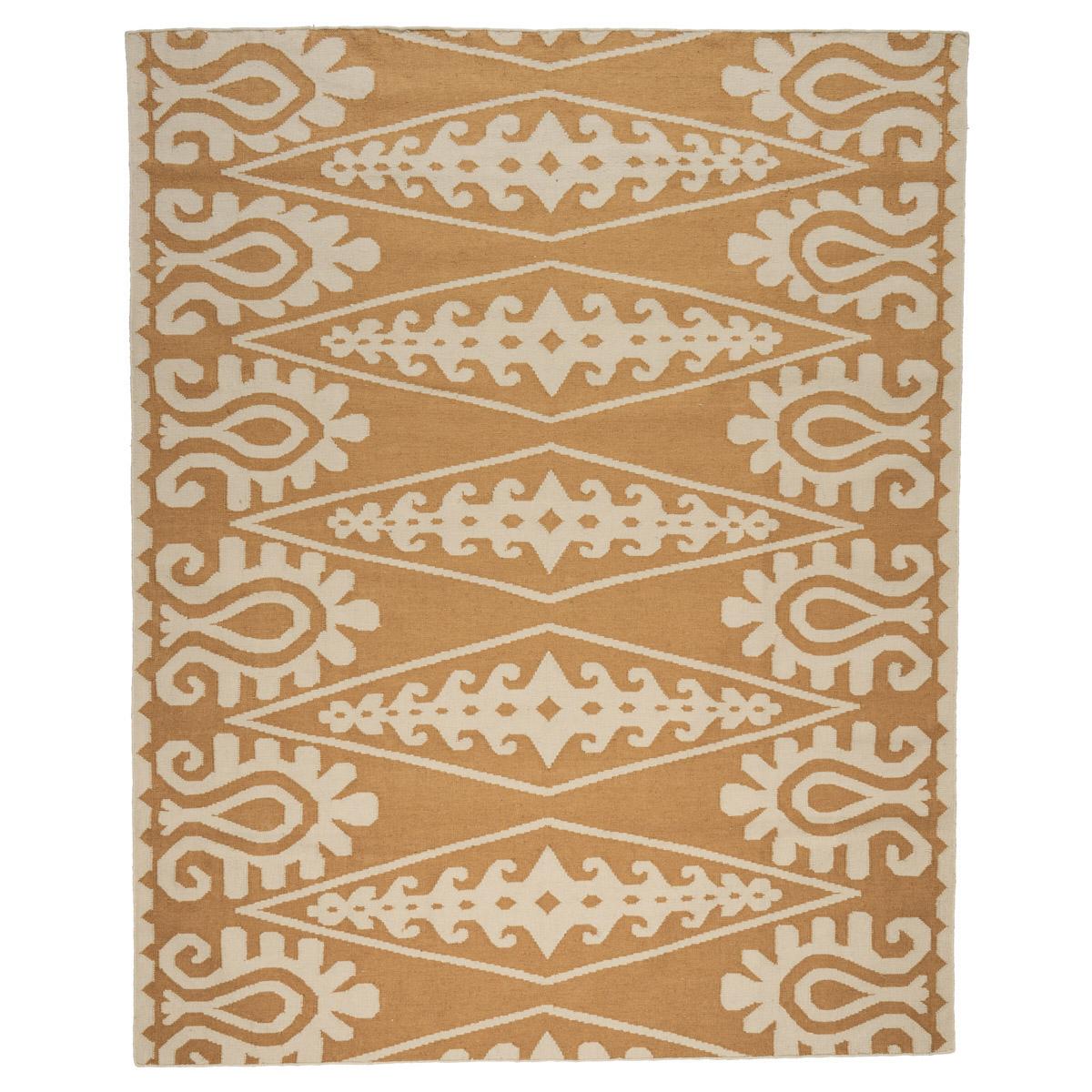 Schumacher Seema Indoor/Outdoor Ochre 9' x 6' Rug
