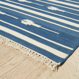 Schumacher Indigo 10' x 8' Narragansett Rug