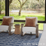 Schumacher Indigo 10' x 8' Narragansett Rug