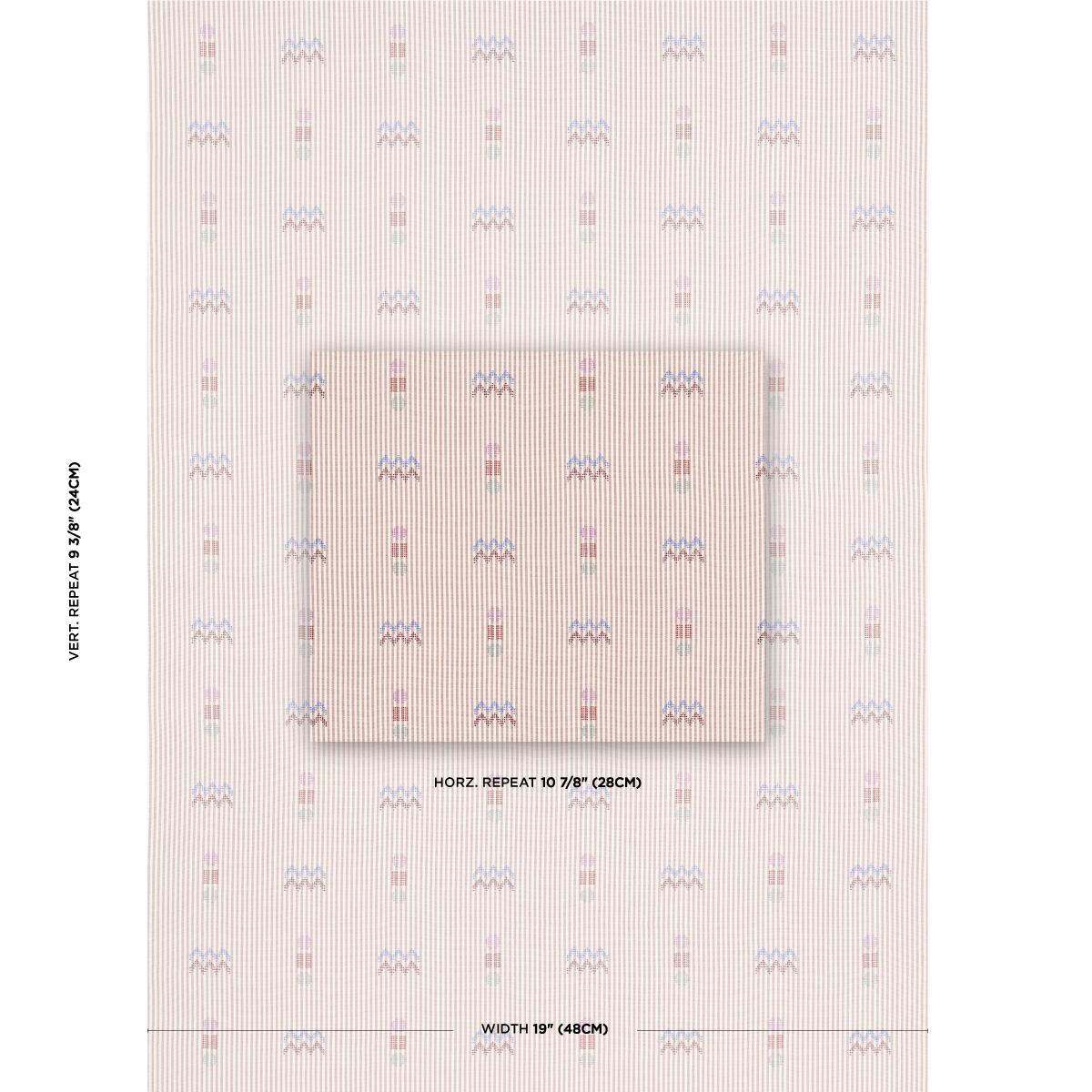 Schumacher Ribbon Fiesta Fabric