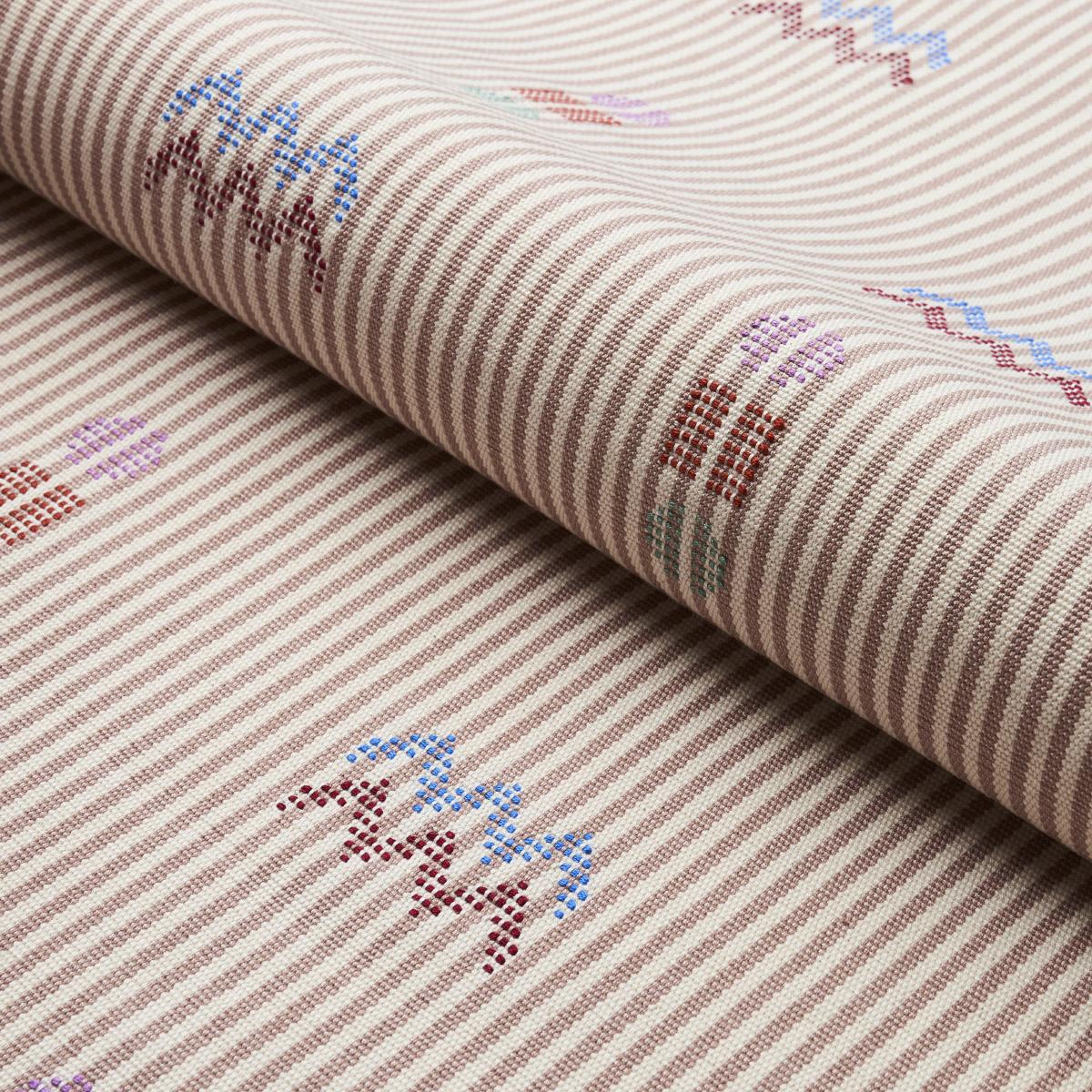 Schumacher Ribbon Fiesta Fabric