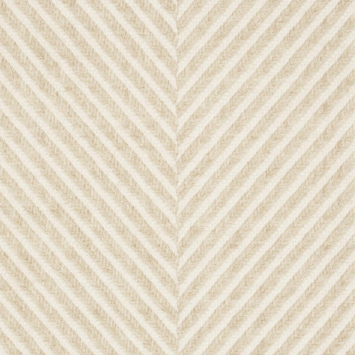 Schumacher Milo Wool Herringbone Natural Fabric