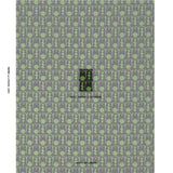 Schumacher Downtown Green And Black Fabric