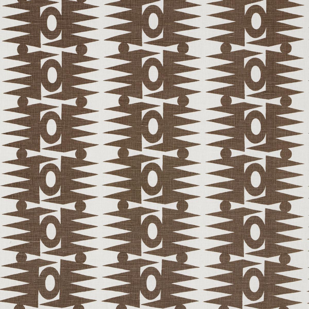 Schumacher Ra Brown Fabric