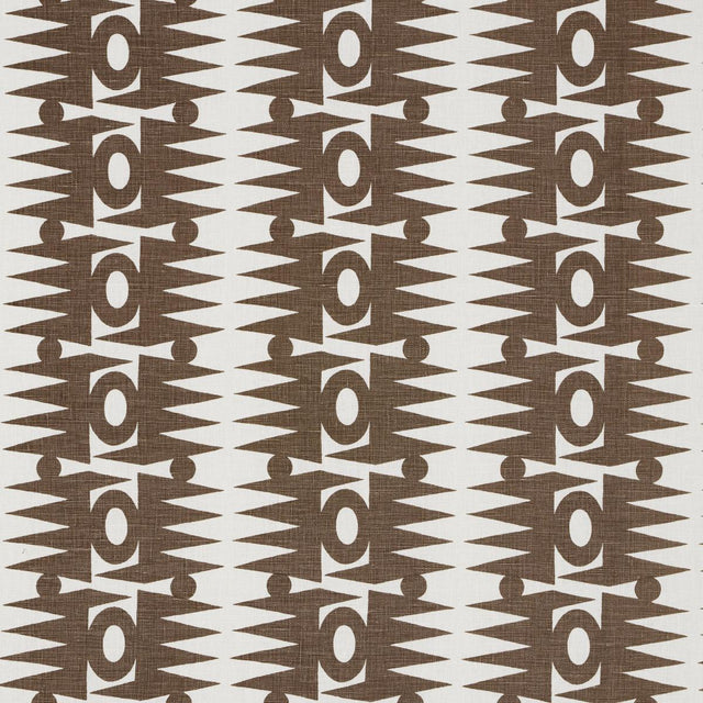 Schumacher Ra Brown Fabric