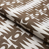 Schumacher Ra Brown Fabric
