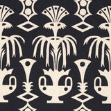 Schumacher Fountain Grass Black Fabric