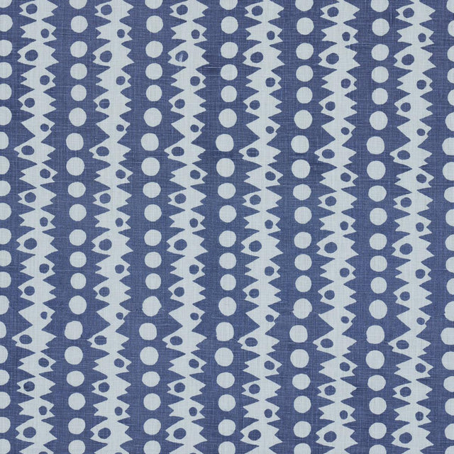 Schumacher Trickledown Blues Fabric